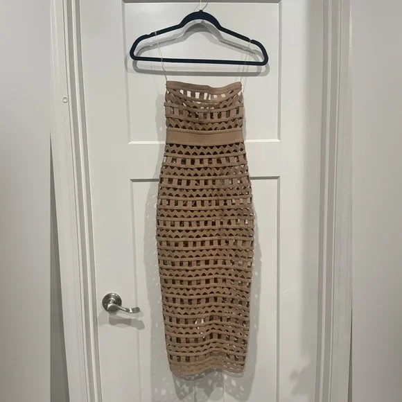 House of CB Demelza Bandage Cut Out Dress - Picture 4 of 9